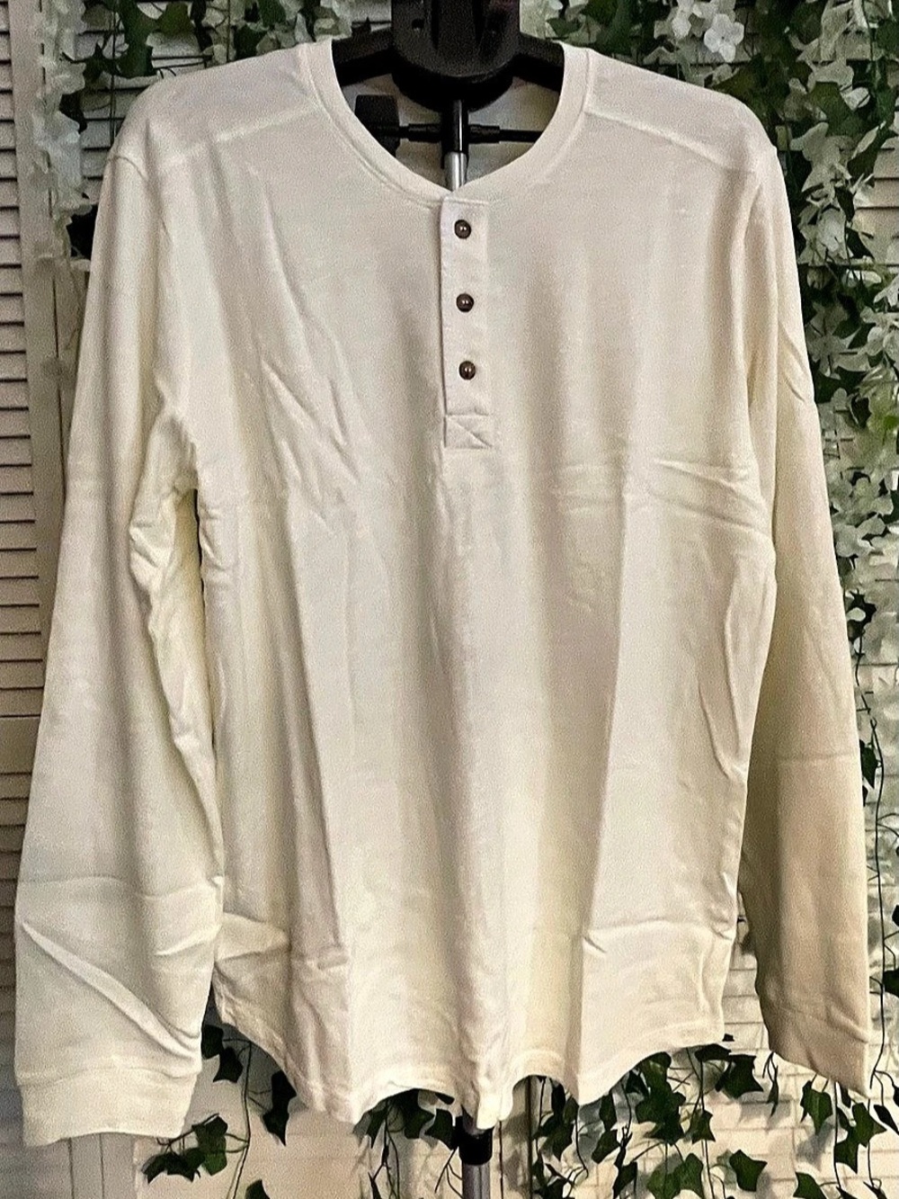 NWT Marine Layer Heavy Slub Henley Long Sleeve Henley
